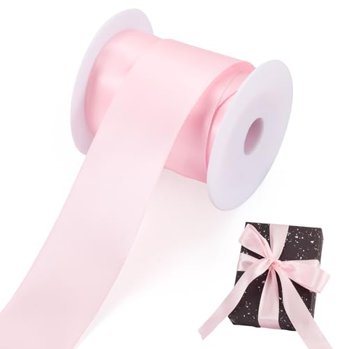 Spritewelry Satinband mit Draht, 38 mm, dekoratives Band, doppelseitig, Polyester, Satinbänder für Blumen, Blumensträuße, Geschenkverpackungen, Schleifen, Dekorationen, 9,1 m Spritewelry Satinband mit Draht, 38 mm, dekoratives Band, doppelseitig, Polyester, Satinbänder für Blumen, Blumensträuße, Geschenkverpackungen, Schleifen, Dekorationen, 9,1 m von Spritewelry