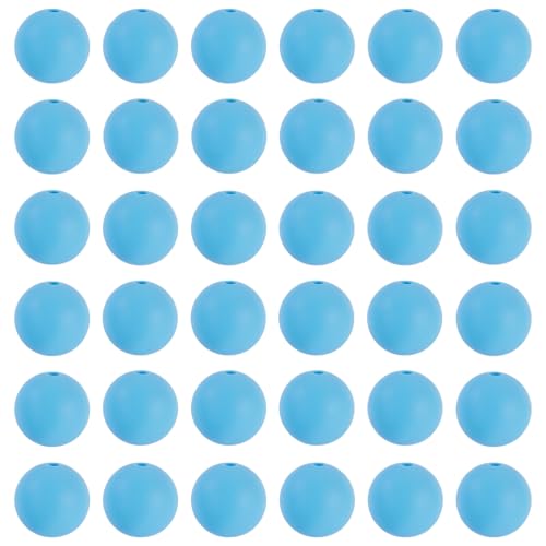 Spritewelry Silikonperlen, rund, 15 mm, Kaugummi-Kugeln, Abstandshalter für Stift, Schlüsselanhänger, Schlüsselband, Armband, Halskette, Schmuckherstellung, Dunkelblau, 50 Stück Spritewelry Silikonperlen, rund, 15 mm, Kaugummi-Kugeln, Abstandshalter für Stift, Schlüsselanhänger, Schlüsselband, Armband, Halskette, Schmuckherstellung, Dunkelblau, 50 Stück von Spritewelry
