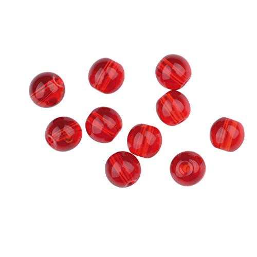 Spro Glasperlen, 10 Stück, 8mm, Red Ruby, für Texas- & Carolinarig, glatte Oberfläche, Geräusch beim Zusammenreffen mit Bulletgewicht Spro Glasperlen, 10 Stück, 8mm, Red Ruby, für Texas- & Carolinarig, glatte Oberfläche, Geräusch beim Zusammenreffen mit Bulletgewicht von Spro