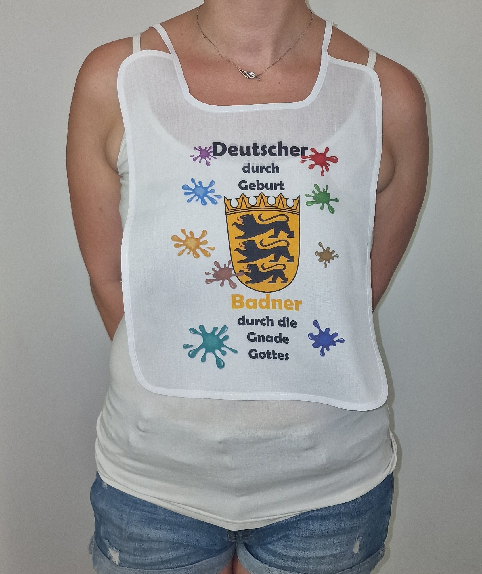 Deutscher Durch Geburt Badner Die Gnade Gottes Scherz-Latz Erwachsene Senioren Schlabberlatz Lätzchen Pichel Schlabberlätzchen Deutscher Durch Geburt Badner Die Gnade Gottes Scherz-Latz Erwachsene Senioren Schlabberlatz Lätzchen Pichel Schlabberlätzchen von Spruchdruck