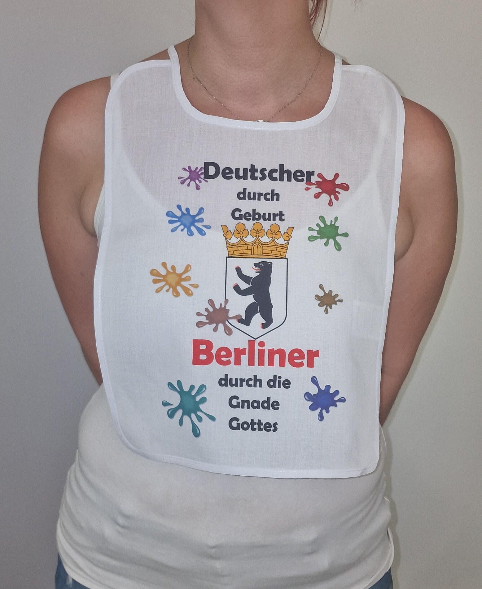 Deutscher Durch Geburt Berliner Die Gnade Gottes Scherz-Latz Erwachsene Senioren Schlabberlatz Lätzchen Pichel Schlabberlätzchen Deutscher Durch Geburt Berliner Die Gnade Gottes Scherz-Latz Erwachsene Senioren Schlabberlatz Lätzchen Pichel Schlabberlätzchen von Spruchdruck