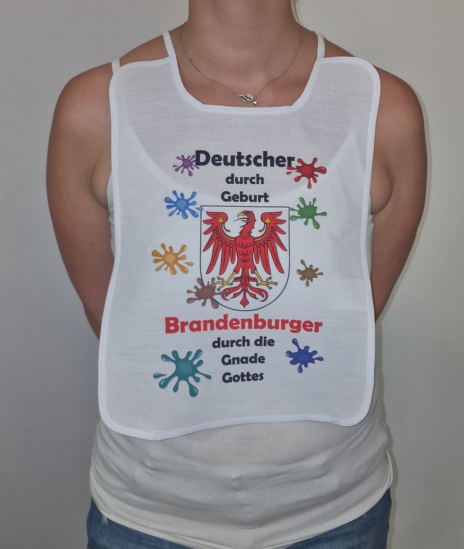 Deutscher Durch Geburt Brandenburger Die Gnade Gottes Scherz-Latz Erwachsene Senioren Schlabberlatz Lätzchen Pichel Schlabberlätzchen Deutscher Durch Geburt Brandenburger Die Gnade Gottes Scherz-Latz Erwachsene Senioren Schlabberlatz Lätzchen Pichel Schlabberlätzchen von Spruchdruck