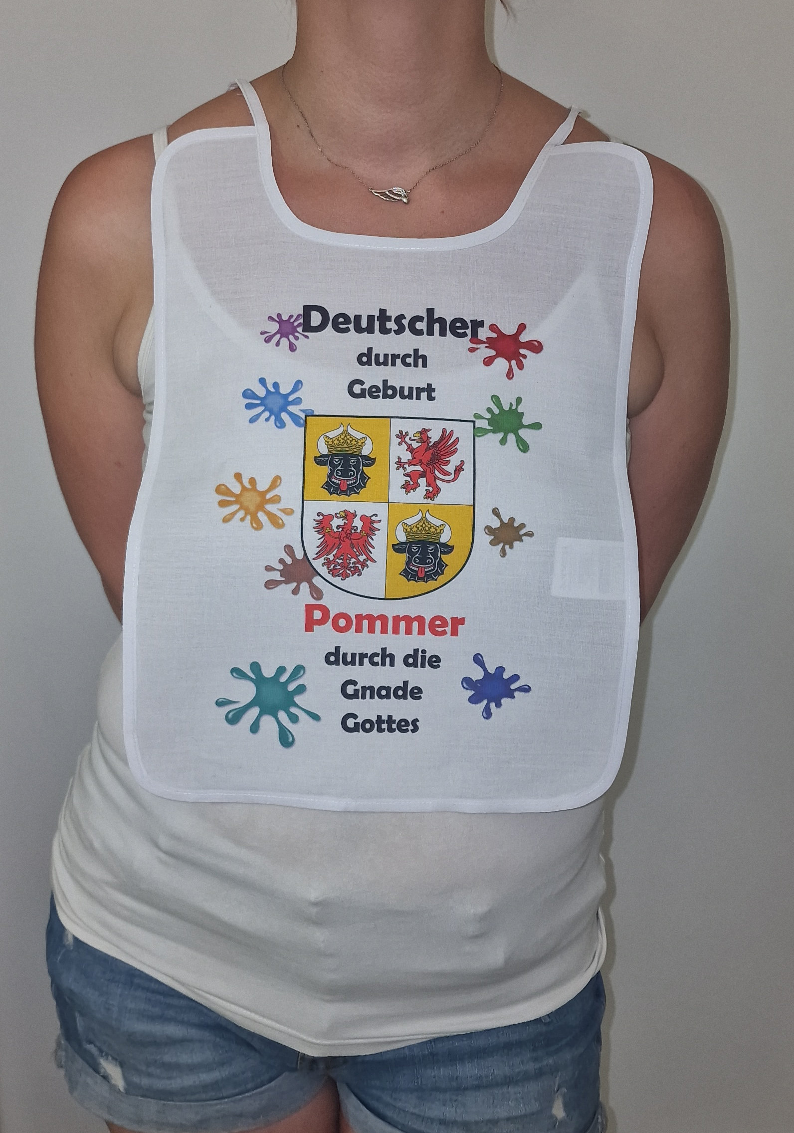 Deutscher Durch Geburt Pommer Die Gnade Gottes Scherz-Latz Erwachsene Senioren Schlabberlatz Lätzchen Pichel Schlabberlätzchen Deutscher Durch Geburt Pommer Die Gnade Gottes Scherz-Latz Erwachsene Senioren Schlabberlatz Lätzchen Pichel Schlabberlätzchen von Spruchdruck