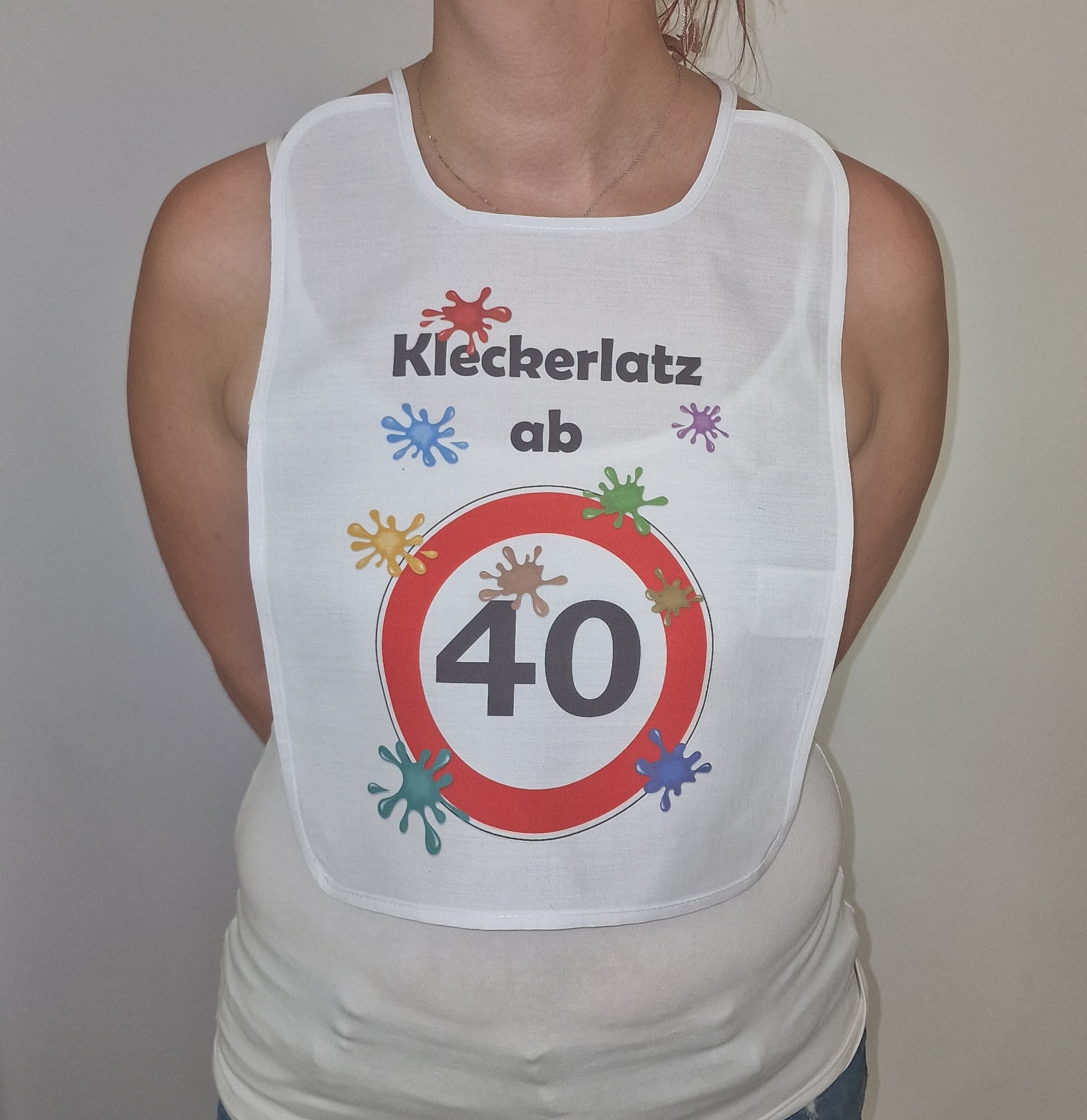 Kleckerlatz Ab 40 Scherz-Latz Erwachsene Senioren Schlabberlatz Lätzchen Barterl Hangerl Pichel Schlabberlätzchen Kleckerlatz Ab 40 Scherz-Latz Erwachsene Senioren Schlabberlatz Lätzchen Barterl Hangerl Pichel Schlabberlätzchen von Spruchdruck