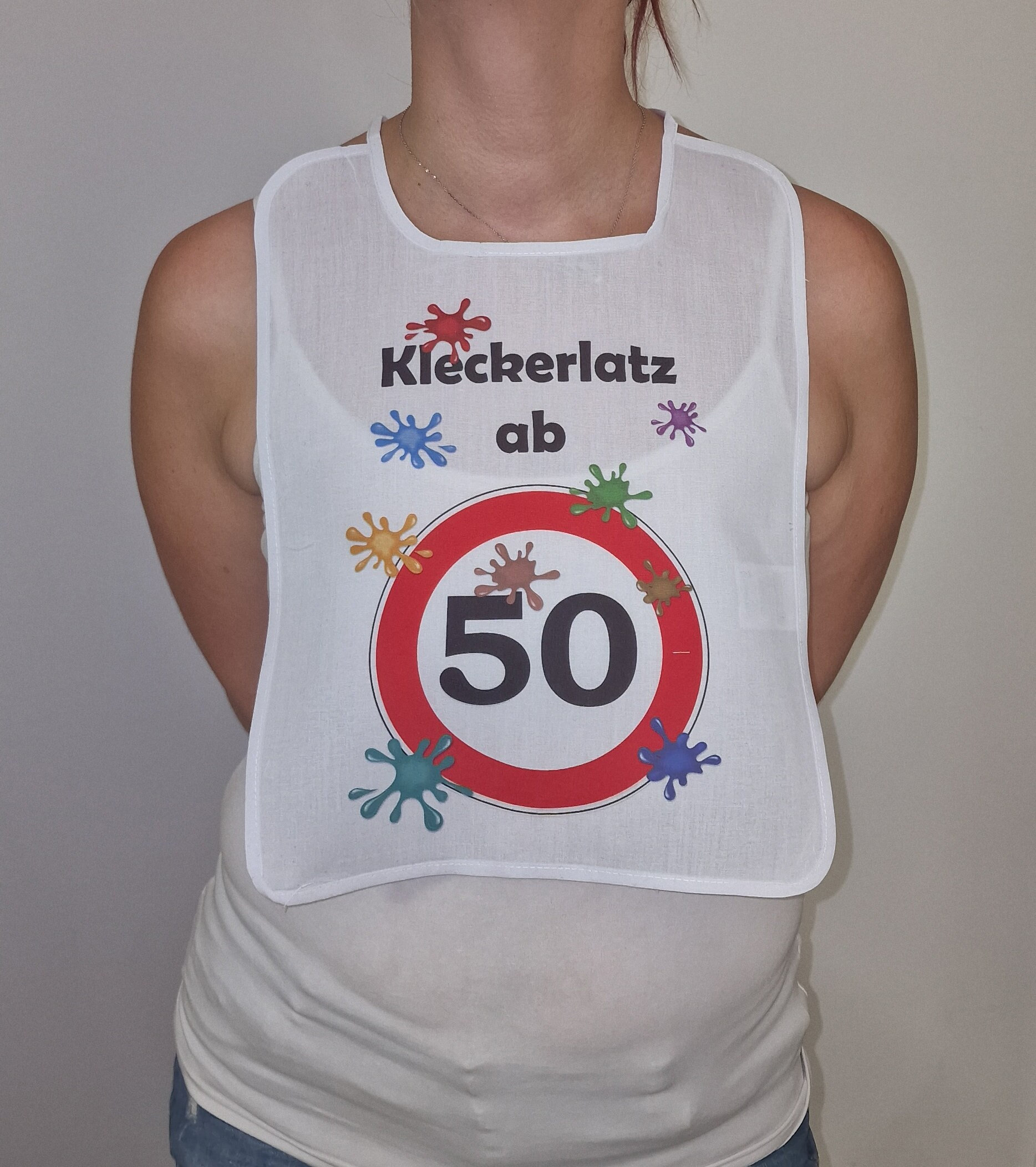 Kleckerlatz Ab 50 Scherz-Latz Erwachsene Senioren Schlabberlatz Lätzchen Barterl Hangerl Pichel Schlabberlätzchen Kleckerlatz Ab 50 Scherz-Latz Erwachsene Senioren Schlabberlatz Lätzchen Barterl Hangerl Pichel Schlabberlätzchen von Spruchdruck