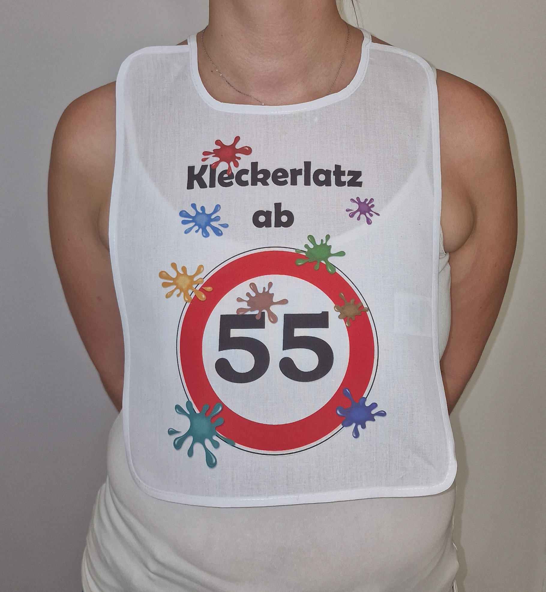 Kleckerlatz Ab 55 Scherz-Latz Erwachsene Senioren Schlabberlatz Lätzchen Barterl Hangerl Pichel Schlabberlätzchen Kleckerlatz Ab 55 Scherz-Latz Erwachsene Senioren Schlabberlatz Lätzchen Barterl Hangerl Pichel Schlabberlätzchen von Spruchdruck