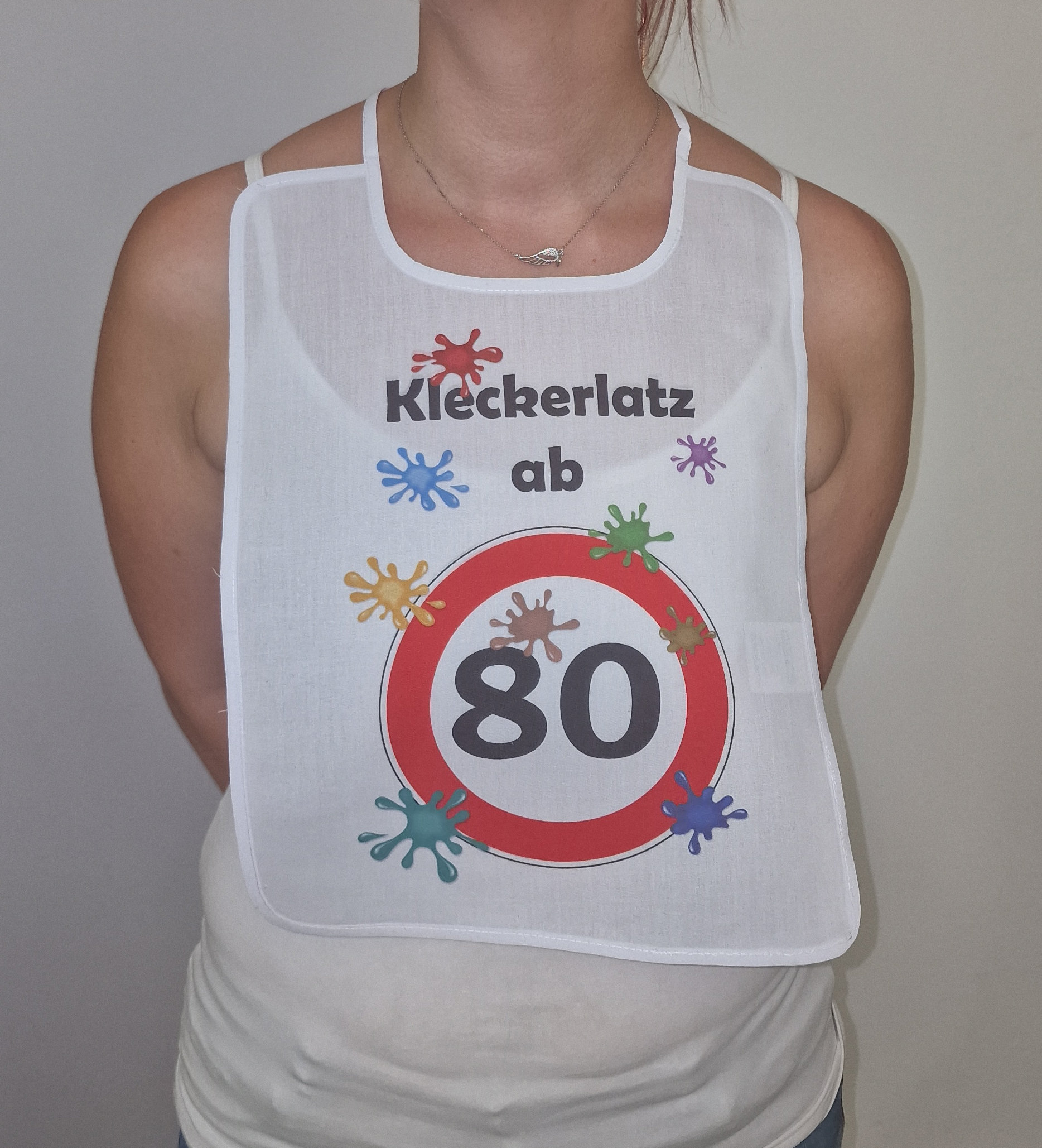 Kleckerlatz Ab 80 Scherz-Latz Erwachsene Senioren Schlabberlatz Lätzchen Barterl Hangerl Pichel Schlabberlätzchen Kleckerlatz Ab 80 Scherz-Latz Erwachsene Senioren Schlabberlatz Lätzchen Barterl Hangerl Pichel Schlabberlätzchen von Spruchdruck
