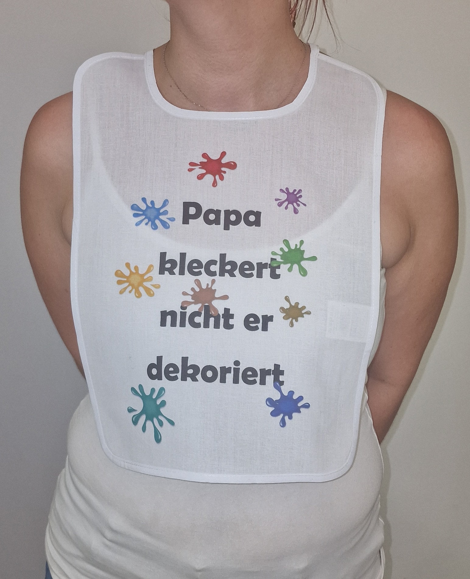 Papa Kleckert Nicht Sie Dekoriert Scherz-Latz Erwachsene Senioren Schlabberlatz Lätzchen Barterl Hangerl Pichel Schlabberlätzchen Papa Kleckert Nicht Sie Dekoriert Scherz-Latz Erwachsene Senioren Schlabberlatz Lätzchen Barterl Hangerl Pichel Schlabberlätzchen von Spruchdruck