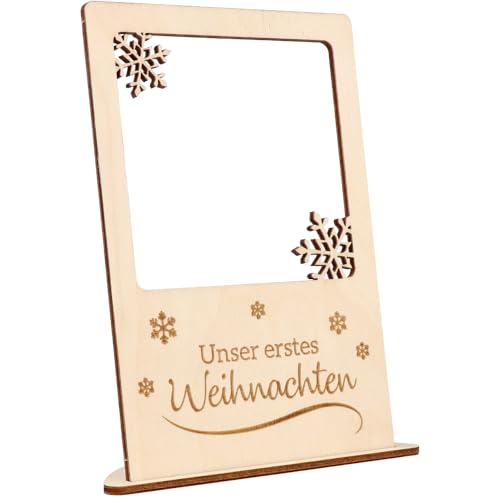 Spruchreif | Holz - Bilderrahmen mit Gravur | Geschenk Enkel | Weihnachten |Geschenk für Großeltern | Erstes Weihnachten Spruchreif | Holz - Bilderrahmen mit Gravur | Geschenk Enkel | Weihnachten |Geschenk für Großeltern | Erstes Weihnachten von Spruchreif