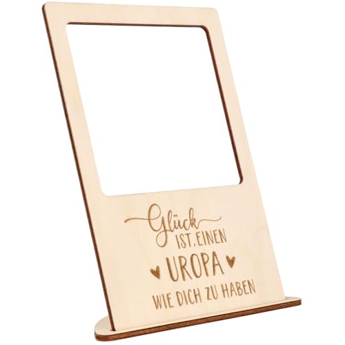 Spruchreif | Holz - Bilderrahmen mit Gravur | Geschenk Uropa | Vatertag | Beste Uropa | Geschenk Urgroßeltern Spruchreif | Holz - Bilderrahmen mit Gravur | Geschenk Uropa | Vatertag | Beste Uropa | Geschenk Urgroßeltern von Spruchreif
