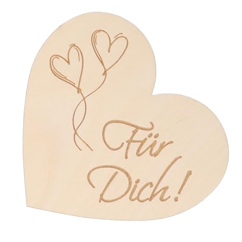 Spruchreif | Kleines Deko-Holzherz zum Aufstellen | Geschenkidee Freunde | Geschenk Partner von Spruchreif