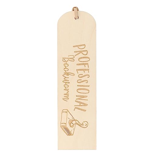 Spruchreif | Lesezeichen aus Holz mit Gravur und Lederband | Hölzernes Lesezeichen | Geschenke für Buchliebhaber | Bücherwurm | Lesezeichen mit Gravur „Professional Bookworm“ Spruchreif | Lesezeichen aus Holz mit Gravur und Lederband | Hölzernes Lesezeichen | Geschenke für Buchliebhaber | Bücherwurm | Lesezeichen mit Gravur „Professional Bookworm“ von Spruchreif