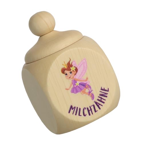 Spruchreif | Milchzahndose aus Holz mit Deckel und UV-Druck Zahnfee | Zahndose für Milchzähne | kleines Geschenk für Kinder Spruchreif | Milchzahndose aus Holz mit Deckel und UV-Druck Zahnfee | Zahndose für Milchzähne | kleines Geschenk für Kinder von Spruchreif