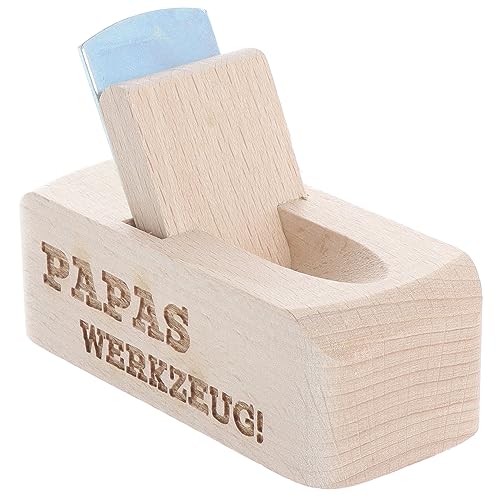 Spruchreif · Flaschenöffner aus Holz mit Gravur · Bierhobel mit Spruch · perfektes Männergeschenk (Papas Werkzeug) von Spruchreif