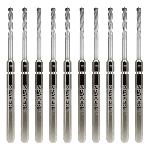 Hex10 TCT Schnellwechsel-Lochsägen-Zentrier-Bit, 1,27 cm (1/2 Zoll), 10 Stück von Spyder