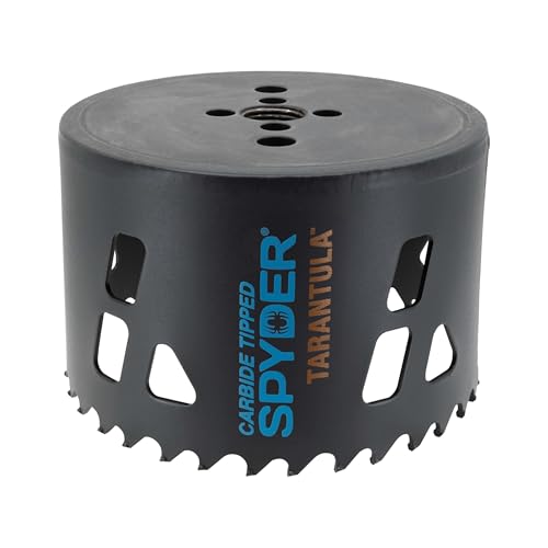 Spyder 10,2 cm (4 Zoll) Hartmetallbestückte Lochsäge (600915CF) von Spyder