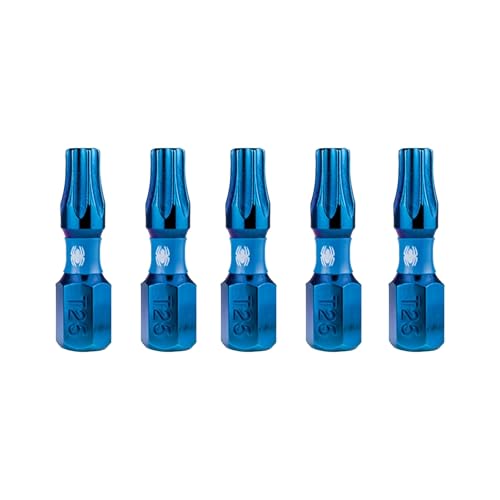 Spyder 19086 T25 Schlagschrauber-Bit, 2,5 cm, 5 Stück von Spyder