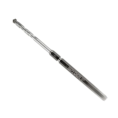 Spyder 600649P Lochsägen-Zentrier-Bit, 0,95 cm (Hex8) Wolframkarbid/Stahl, 0,6 cm x 19,5 cm von Spyder