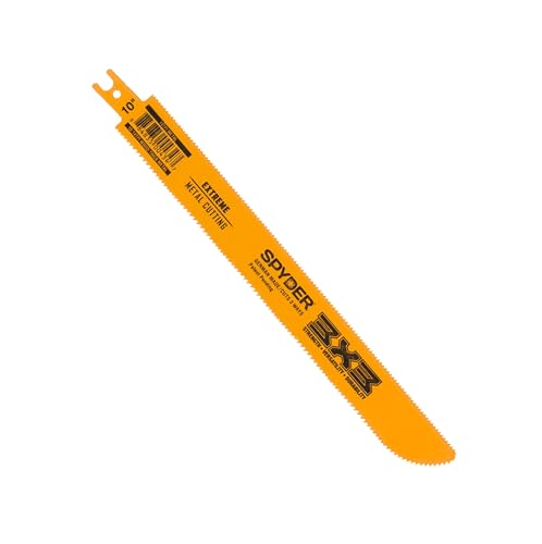 Spyder Doppelseitiges Säbelsägeblatt, 25,4 cm, extremes Metall, Holz und Metall, 10/14-TPI (200204) von Spyder