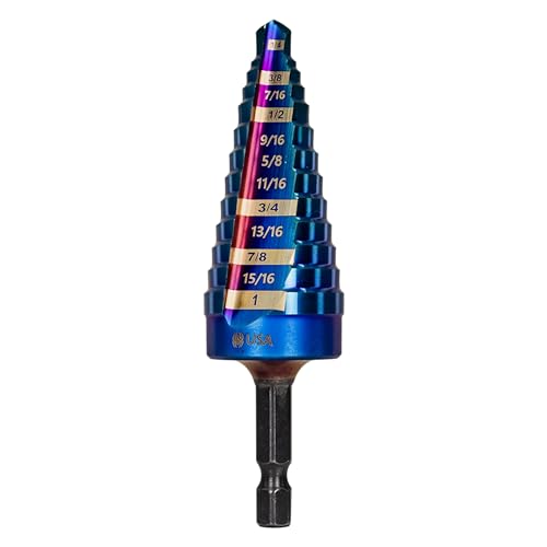 Spyder Stinger 13-stufiger Bohrer, 6,35 mm - 2,5 cm, Sechskantschaft (19071) von Spyder