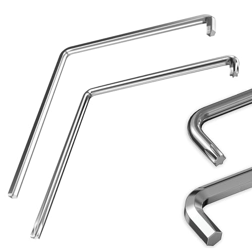 Fenster einstellwerkzeug set-Gebogener Inbusschlüssel 4mm und Torx TX15, Fenster/tür einstellwerkzeug set für Vielseitige Justierung von Fensterbeschlägen Fenster einstellwerkzeug set-Gebogener Inbusschlüssel 4mm und Torx TX15, Fenster/tür einstellwerkzeug set für Vielseitige Justierung von Fensterbeschlägen von Squamify