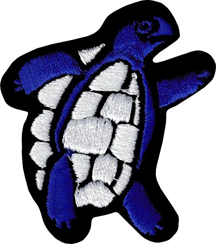 Aufnäher zum Aufbügeln oder Aufnähen, Schildkröte mit weißem Bauch, Dunkelblau Aufnäher zum Aufbügeln oder Aufnähen, Schildkröte mit weißem Bauch, Dunkelblau von Square Deal Recordings & Supplies