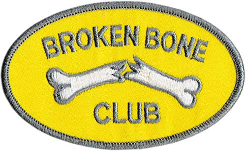 Broken Bone Club – 1970er-Reproduktion – Bestickter Aufnäher zum Aufbügeln Broken Bone Club – 1970er-Reproduktion – Bestickter Aufnäher zum Aufbügeln von Square Deal Recordings & Supplies