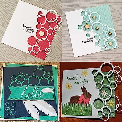 SquarezhenBo Stanzform, 5,6 x 10 cm, Silber, für Scrapbooking und Bastelprojekte von SquarezhenBo