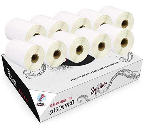 Squuido 10 rollen S0904980 Etiketten kompatibel mit Dymo LabelWriter 4XL | 104mm x 159mm | 220 Etiketten pro Rolle Squuido 10 rollen S0904980 Etiketten kompatibel mit Dymo LabelWriter 4XL | 104mm x 159mm | 220 Etiketten pro Rolle von Squuido