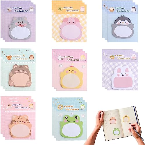 24 Stück Mini Haftnotizen Set, Tiere Haftnotizen, Mini Haftnotizen Sticky Notes, Selbstklebende Notizzettel Klebezettel, für Schule, Büro Memo, Schüler Kindergeschenke, Party Taschen Füller 24 Stück Mini Haftnotizen Set, Tiere Haftnotizen, Mini Haftnotizen Sticky Notes, Selbstklebende Notizzettel Klebezettel, für Schule, Büro Memo, Schüler Kindergeschenke, Party Taschen Füller von Srcasy