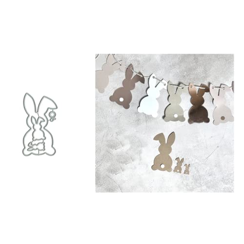 Sredwtk 3Pcs Stanzschablonen Ostern Hase Cutting Dies Prägeschablonen Stanzformen Schablonen Für Scrapbooking, Fotopapier 3D Karten Handwerk Prägen DIY Herstellung Geschen Sredwtk 3Pcs Stanzschablonen Ostern Hase Cutting Dies Prägeschablonen Stanzformen Schablonen Für Scrapbooking, Fotopapier 3D Karten Handwerk Prägen DIY Herstellung Geschen von Sredwtk