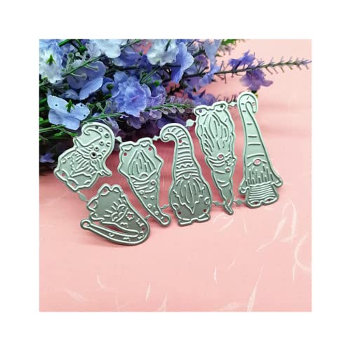 Sredwtk 6Pcs Gnome Stanzschablonen Wichtel, Scrapbooking Prägeschablonen Stanzformen Schablonen Für Scrapbooking, Fotopapier 3D Karten Handwerk Prägen DIY Herstellung Geburtstag Geschenk Sredwtk 6Pcs Gnome Stanzschablonen Wichtel, Scrapbooking Prägeschablonen Stanzformen Schablonen Für Scrapbooking, Fotopapier 3D Karten Handwerk Prägen DIY Herstellung Geburtstag Geschenk von Sredwtk