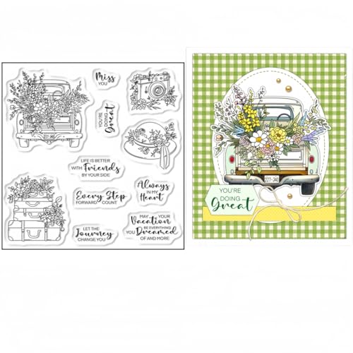 Sredwtk Auto Kamera Clear Stamps Für DIY Scrapbooking Blumen Silikonstempel Transparente Stempel Siegel Für Kartenherstellung Tagebuch Fotoalbum Geburtstag Hochzeit Weihnachten Sredwtk Auto Kamera Clear Stamps Für DIY Scrapbooking Blumen Silikonstempel Transparente Stempel Siegel Für Kartenherstellung Tagebuch Fotoalbum Geburtstag Hochzeit Weihnachten von Sredwtk