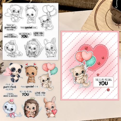 Sredwtk Ballon Tiere Liebe Valentinstag Clear Stamps Für DIY Scrapbooking Hochzeit Silikonstempel Transparente Stempel Siegel Für Kartenherstellung Tagebuch Fotoalbum Geburtstag Hochzeit Weihnachten Sredwtk Ballon Tiere Liebe Valentinstag Clear Stamps Für DIY Scrapbooking Hochzeit Silikonstempel Transparente Stempel Siegel Für Kartenherstellung Tagebuch Fotoalbum Geburtstag Hochzeit Weihnachten von Sredwtk