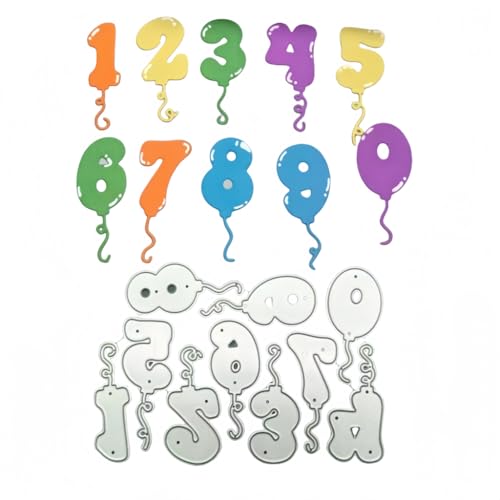 Sredwtk Ballon Zahlen Stanzschablonen Geburtstag Weihnachten Metall Prägeschablonen Stanzformen Schneiden für DIY Karte Sammelalbum Scrapbooking Fotoalbum Deko Cutting Dies Sredwtk Ballon Zahlen Stanzschablonen Geburtstag Weihnachten Metall Prägeschablonen Stanzformen Schneiden für DIY Karte Sammelalbum Scrapbooking Fotoalbum Deko Cutting Dies von Sredwtk