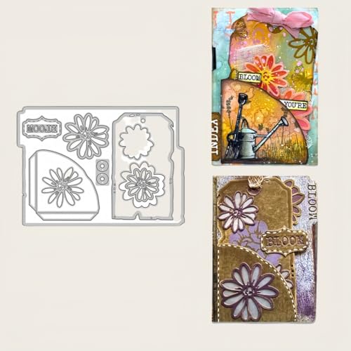 Sredwtk Blumen Etiketten mit Taschen Stanzschablonen Geburtstag Weihnachten Metall Prägeschablonen Stanzformen Schneiden für DIY Karte Sammelalbum Scrapbooking Fotoalbum Deko Sredwtk Blumen Etiketten mit Taschen Stanzschablonen Geburtstag Weihnachten Metall Prägeschablonen Stanzformen Schneiden für DIY Karte Sammelalbum Scrapbooking Fotoalbum Deko von Sredwtk