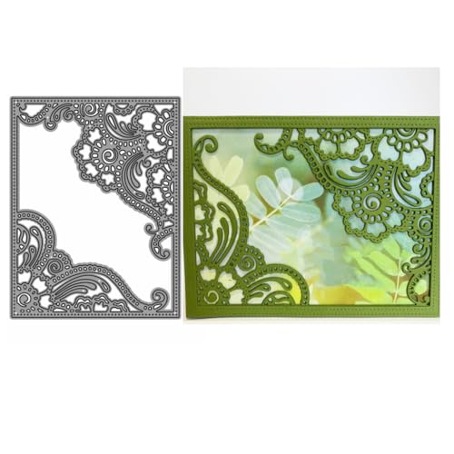 Sredwtk Dekoratives Muster Hintergrund Rahmen Stanzschablonen Metall Prägeschablonen Stanzformen Schneiden für DIY Karte Sammelalbum Scrapbooking Fotoalbum Deko Cutting Dies Sredwtk Dekoratives Muster Hintergrund Rahmen Stanzschablonen Metall Prägeschablonen Stanzformen Schneiden für DIY Karte Sammelalbum Scrapbooking Fotoalbum Deko Cutting Dies von Sredwtk