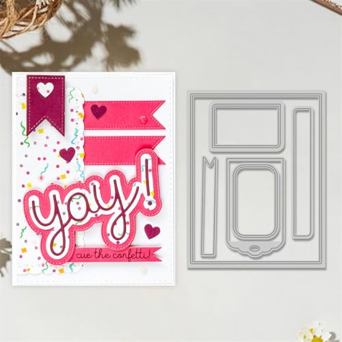 Sredwtk Etiketten und Rahmen Stanzschablonen Geburtstag Weihnachten Metall Prägeschablonen Stanzformen Schneiden für DIY Karte Sammelalbum Scrapbooking Fotoalbum Deko Sredwtk Etiketten und Rahmen Stanzschablonen Geburtstag Weihnachten Metall Prägeschablonen Stanzformen Schneiden für DIY Karte Sammelalbum Scrapbooking Fotoalbum Deko von Sredwtk