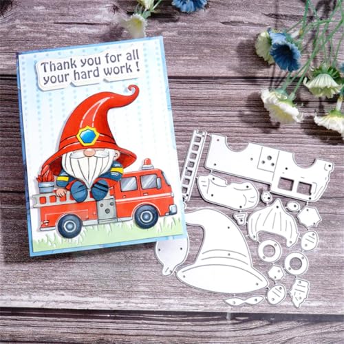 Sredwtk Feuerwehrfahrzeug Gnome Stanzschablonen Geburtstag Weihnachten Metall Prägeschablonen Stanzformen Schneiden für DIY Karte Sammelalbum Scrapbooking Fotoalbum Deko Sredwtk Feuerwehrfahrzeug Gnome Stanzschablonen Geburtstag Weihnachten Metall Prägeschablonen Stanzformen Schneiden für DIY Karte Sammelalbum Scrapbooking Fotoalbum Deko von Sredwtk