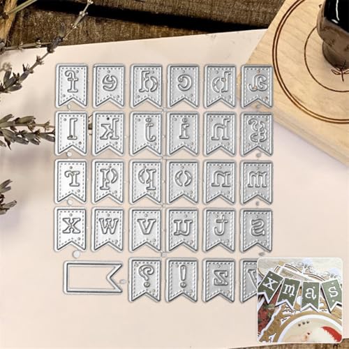 Sredwtk Flagge Buchstaben Groß Stanzschablonen Geburtstag Weihnachten Metall Prägeschablonen Stanzformen Schneiden für DIY Karte Sammelalbum Scrapbooking Fotoalbum Deko Sredwtk Flagge Buchstaben Groß Stanzschablonen Geburtstag Weihnachten Metall Prägeschablonen Stanzformen Schneiden für DIY Karte Sammelalbum Scrapbooking Fotoalbum Deko von Sredwtk