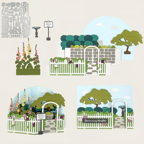 Sredwtk Garten Stanzschablonen Geburtstag Weihnachten Metall Prägeschablonen Stanzformen Schneiden für DIY Karte Sammelalbum Scrapbooking Fotoalbum Deko Sredwtk Garten Stanzschablonen Geburtstag Weihnachten Metall Prägeschablonen Stanzformen Schneiden für DIY Karte Sammelalbum Scrapbooking Fotoalbum Deko von Sredwtk