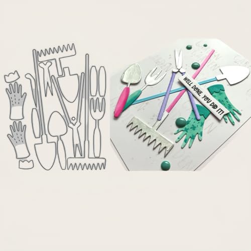 Sredwtk Gartenwerkzeuge Stanzschablonen Werkzeuge Metall Prägeschablonen Stanzformen Schneiden für DIY Karte Sammelalbum Scrapbooking Fotoalbum Deko Sredwtk Gartenwerkzeuge Stanzschablonen Werkzeuge Metall Prägeschablonen Stanzformen Schneiden für DIY Karte Sammelalbum Scrapbooking Fotoalbum Deko von Sredwtk
