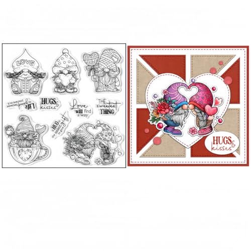 Sredwtk Gnome Liebe Clear Stamps Für DIY Scrapbooking Hochzeit Silikonstempel Transparente Stempel Siegel Für Kartenherstellung Tagebuch Fotoalbum Geburtstag Hochzeit Weihnachten Sredwtk Gnome Liebe Clear Stamps Für DIY Scrapbooking Hochzeit Silikonstempel Transparente Stempel Siegel Für Kartenherstellung Tagebuch Fotoalbum Geburtstag Hochzeit Weihnachten von Sredwtk