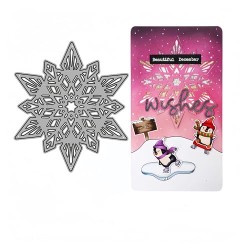 Sredwtk Große Schneeflocken Sterne Winter Stanzschablonen Weihnachten Metall Prägeschablonen Stanzformen Schneiden für DIY Karte Sammelalbum Scrapbooking Fotoalbum Deko Sredwtk Große Schneeflocken Sterne Winter Stanzschablonen Weihnachten Metall Prägeschablonen Stanzformen Schneiden für DIY Karte Sammelalbum Scrapbooking Fotoalbum Deko von Sredwtk