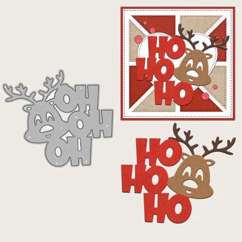 Sredwtk HO Hirsch Stanzschablonen Weihnachten Schrift Metall Prägeschablonen Stanzformen Schneiden für DIY Karte Sammelalbum Scrapbooking Fotoalbum Deko Sredwtk HO Hirsch Stanzschablonen Weihnachten Schrift Metall Prägeschablonen Stanzformen Schneiden für DIY Karte Sammelalbum Scrapbooking Fotoalbum Deko von Sredwtk