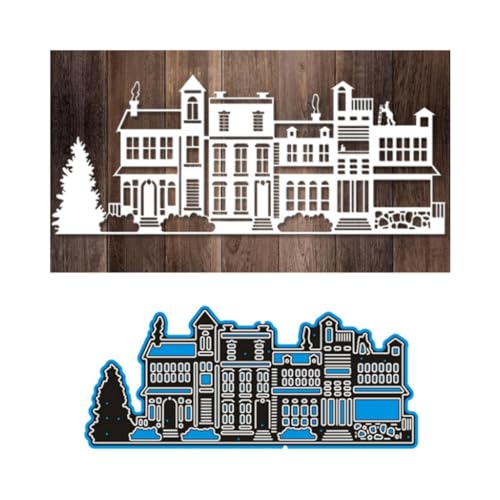 Sredwtk Häuser Stanzschablonen Weihnachten Metall Prägeschablonen Stanzformen Schneiden für DIY Karte Sammelalbum Scrapbooking Fotoalbum Deko Cutting Dies Sredwtk Häuser Stanzschablonen Weihnachten Metall Prägeschablonen Stanzformen Schneiden für DIY Karte Sammelalbum Scrapbooking Fotoalbum Deko Cutting Dies von Sredwtk