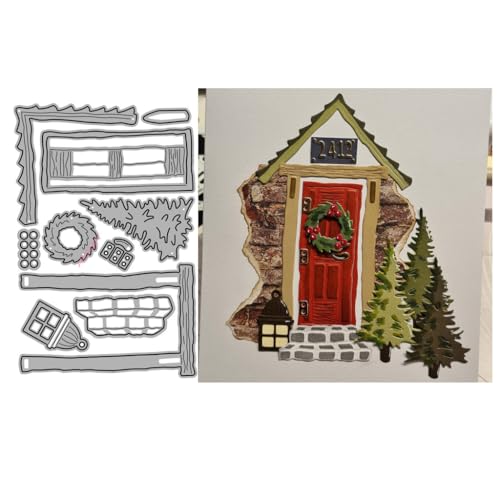 Sredwtk Häuser Weihnachten Stanzschablonen Winter Weihnachten Metall Prägeschablonen Stanzformen Schneiden für DIY Karte Sammelalbum Scrapbooking Fotoalbum Deko Sredwtk Häuser Weihnachten Stanzschablonen Winter Weihnachten Metall Prägeschablonen Stanzformen Schneiden für DIY Karte Sammelalbum Scrapbooking Fotoalbum Deko von Sredwtk