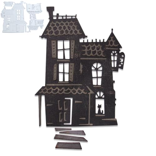 Sredwtk Halloween Castle Stanzschablonen Halloween Metall Prägeschablonen Stanzformen Schneiden für DIY Karte Sammelalbum Scrapbooking Fotoalbum Deko Sredwtk Halloween Castle Stanzschablonen Halloween Metall Prägeschablonen Stanzformen Schneiden für DIY Karte Sammelalbum Scrapbooking Fotoalbum Deko von Sredwtk