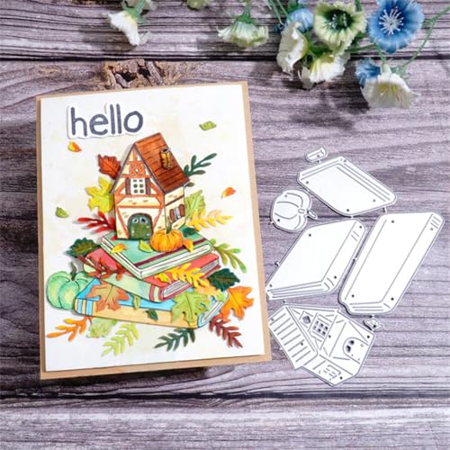 Sredwtk Haus Ahornblatt Bücher Blätter Stanzschablonen Geburtstag Weihnachten Metall Prägeschablonen Stanzformen Schneiden für DIY Karte Sammelalbum Scrapbooking Fotoalbum Deko Sredwtk Haus Ahornblatt Bücher Blätter Stanzschablonen Geburtstag Weihnachten Metall Prägeschablonen Stanzformen Schneiden für DIY Karte Sammelalbum Scrapbooking Fotoalbum Deko von Sredwtk