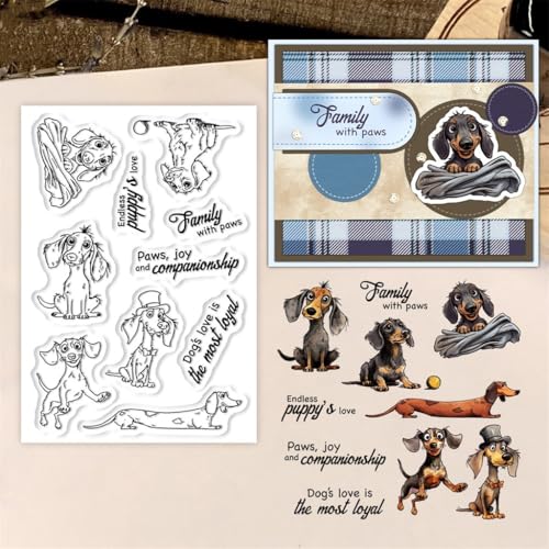 Sredwtk Haustiere Hunde Clear Stamps Für DIY Scrapbooking Tiere Silikonstempel Transparente Stempel Siegel Für Kartenherstellung Tagebuch Fotoalbum Geburtstag Hochzeit Weihnachten Sredwtk Haustiere Hunde Clear Stamps Für DIY Scrapbooking Tiere Silikonstempel Transparente Stempel Siegel Für Kartenherstellung Tagebuch Fotoalbum Geburtstag Hochzeit Weihnachten von Sredwtk